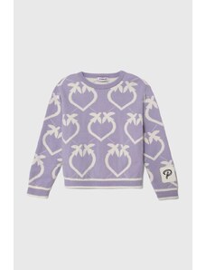 Pinko Up pulover copii culoarea violet
