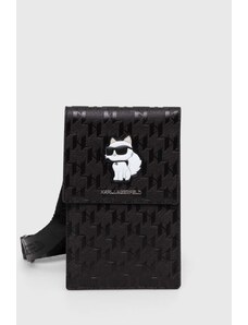 Karl Lagerfeld carcasa de telefon culoarea negru