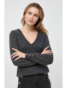 Morgan pulover din amestec de lana femei, culoarea gri, light