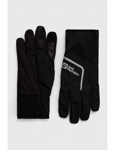 Jack Wolfskin mănuși de ciclism MOROBBIA LIGHT culoarea negru