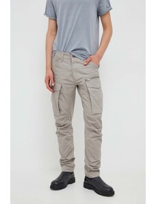 G-Star Raw pantaloni barbati, culoarea gri, cu fason cargo