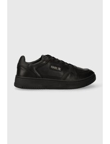Karl Lagerfeld sneakers din piele KREW KL culoarea negru, KL53020