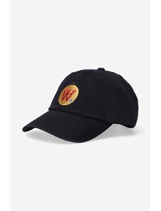 Wood Wood șapcă de baseball din bumbac Eli Badge culoarea negru, cu imprimeu 10280800.7083-OFFWHITE