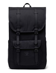 Herschel rucsac 11390-05881-OS Little America Backpack culoarea negru, mare, neted