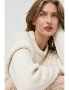 Notes du Nord pulover din amestec de lana Erin femei, culoarea bej, călduros