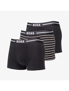 Boxeri Hugo Boss Bold Design Trunk 3-Pack Black/ Green