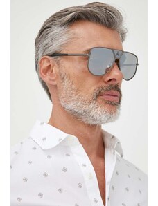 Philipp Plein ochelari de soare barbati, culoarea gri