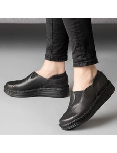 Pantofi confortabili din piele naturala 9005 negru Dr. Calm