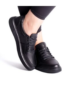 Pantofi piele naturala 906 negru Dr. Calm