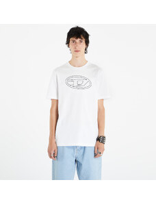 Tricou pentru bărbați Diesel T-Just-Bigoval T-Shirt White