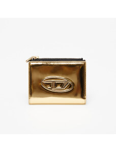 Portofel pentru bărbați Diesel Bi-Fold Zip Wallet Gold