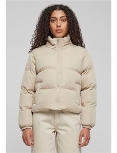 Urban Classics / Ladies Short Peached Puffer Jacket wetsand