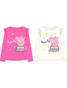 EPlus Tricou cu mânecă lungă pentru fetițe - Peppa Pig, roz