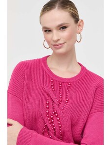 Liu Jo pulover de lana femei, culoarea roz