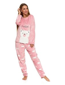 Moraj Pijamale polar Ursuleț roz