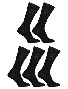 5PACK socks Hugo Boss high black