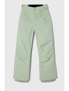 Roxy pantaloni de schi pentru copii DIVERSION GIRL SNPT culoarea verde