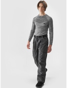 4F Pantaloni de schi membrana 8000 pentru bărbați - gri - 3XL