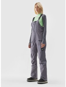 4F Pantaloni de snowboard cu bretele membrana 15000 pentru femei - gri - M