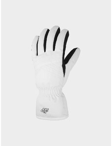 4F Mănuși de schi Thinsulate pentru femei - albe - L