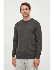 Barbour pulover de bumbac culoarea gri, light