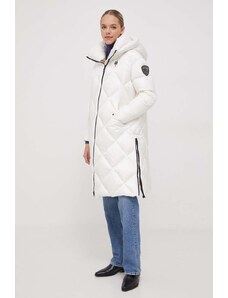 Blauer jachetă de puf de damă, culoarea alb, de iarnă