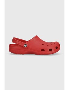 Crocs papuci Classic culoarea roșu 10001