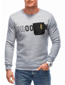 EDOTI Men's sweatshirt B1619 - grey