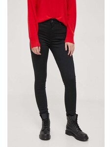 Tommy Hilfiger jeans femei, culoarea negru WW0WW34298