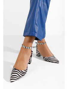 Zapatos Pantofi cu toc Lenasia zebra