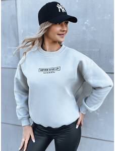 Women's oversize sweatshirt NEVER gray Dstreet