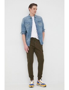 Polo Ralph Lauren cămașă jeans bărbați, cu guler clasic, regular 710704000000
