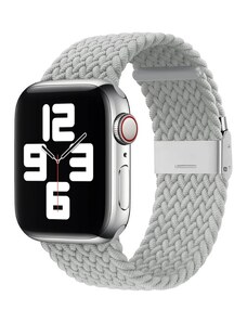 RYB Curea Apple Watch Braided Loop White Pearl 45 44 42mm