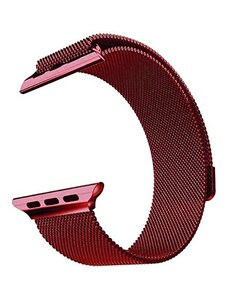RYB Bratara Apple Watch Milanese Loop Red 45 44 42mm