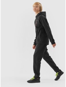 4F Pantaloni jogger de trening pentru băieți - negri - 122
