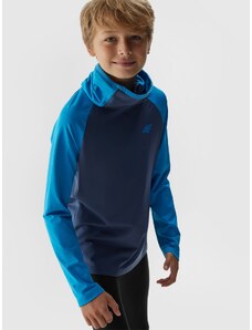 4F Lenjerie termoactivă scămoșată (bluză) pentru băieți - albastră - 122/128 (6-8 ani)