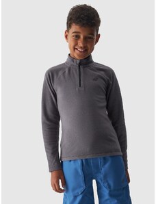 4F Lenjerie termoactivă din fleece (bluză) pentru băieți - gri - 122/128 (6-8 ani)