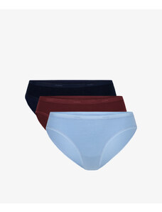 Women's panties ATLANTIC 3Pack - dark blue/burgundy/light blue