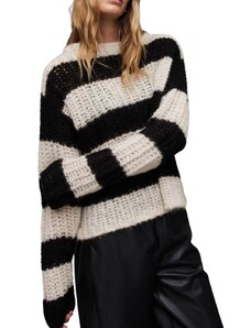 AllSaints pulover WK025Z BRITT JUMPER femei, culoarea negru, călduros
