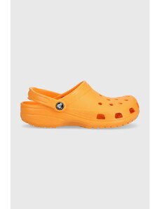 Crocs papuci Classic culoarea portocaliu 10001