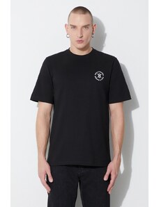 Daily Paper tricou din bumbac Circle Tee bărbați, culoarea negru, cu imprimeu, 1000111