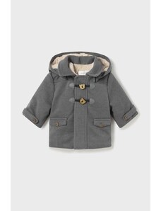 Mayoral Newborn haină de copil culoarea gri