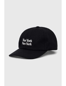 Corridor șapcă New York New York Cap culoarea negru, cu imprimeu, HT0077-BLK