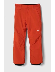 Quiksilver pantaloni de schi pentru copii ESTATE YTH PT SNPT culoarea portocaliu
