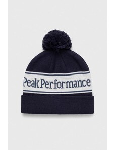 Peak Performance caciula culoarea negru, din tricot gros