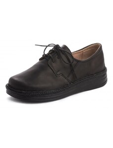 Pantofi piele naturala 9100 negru Dr. Calm
