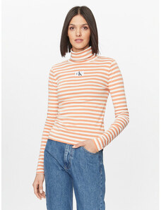 Bluză cu gât Calvin Klein Jeans