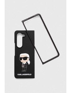 Karl Lagerfeld Husă pentru telefon Samsung Galaxy Z Fold5 culoarea negru