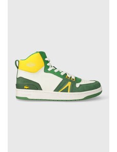 Lacoste sneakers din piele L001 Leather Colorblock High-Top culoarea verde, 45SMA0027