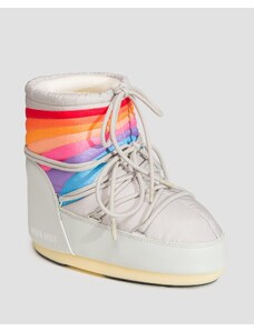 Cizme de zăpadă pentru femei Moon Boot Icon Low Rainbow - gri